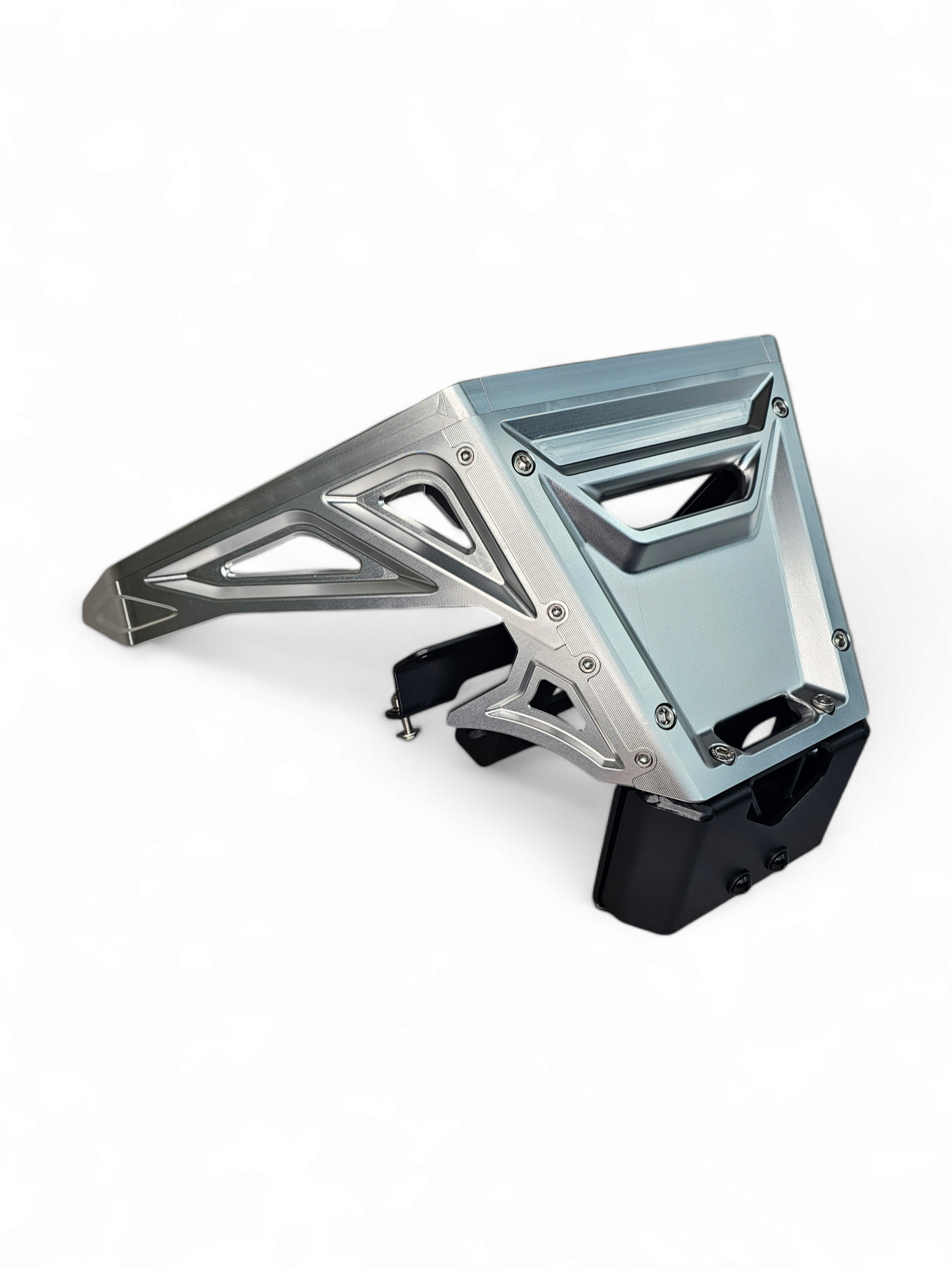 2017+ Can-Am X3 Maverick Machined Billet Front Winch Bumper (Clear Anodize) image 10