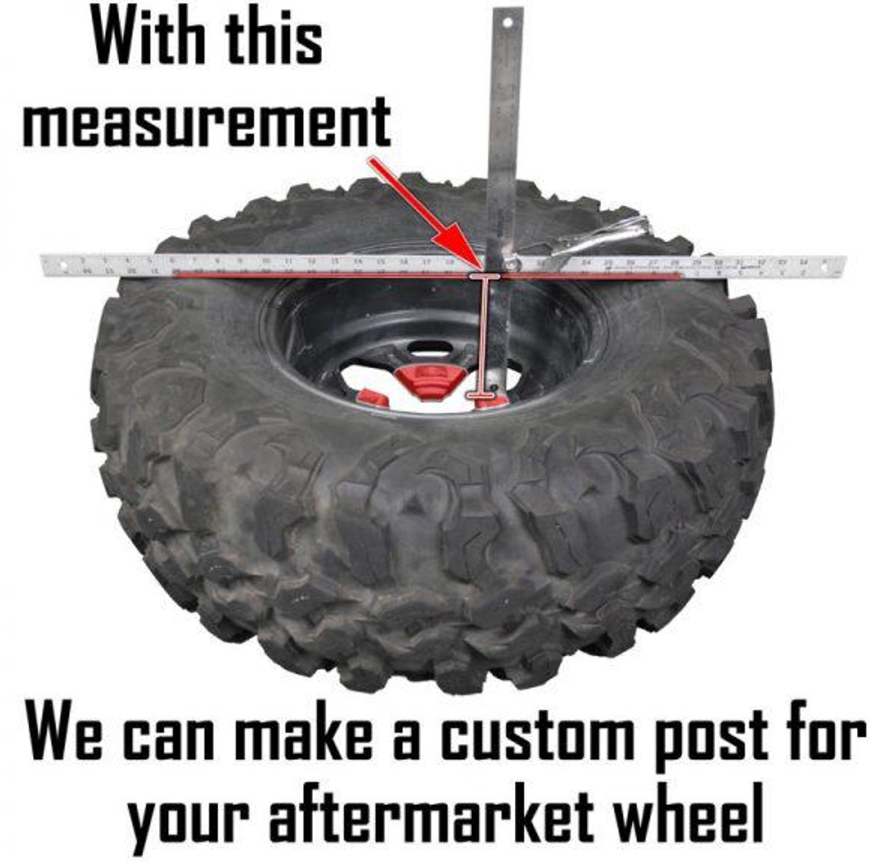 Can-Am Maverick R Above The Roof Dual Clamp Spare Tire Mount image 2