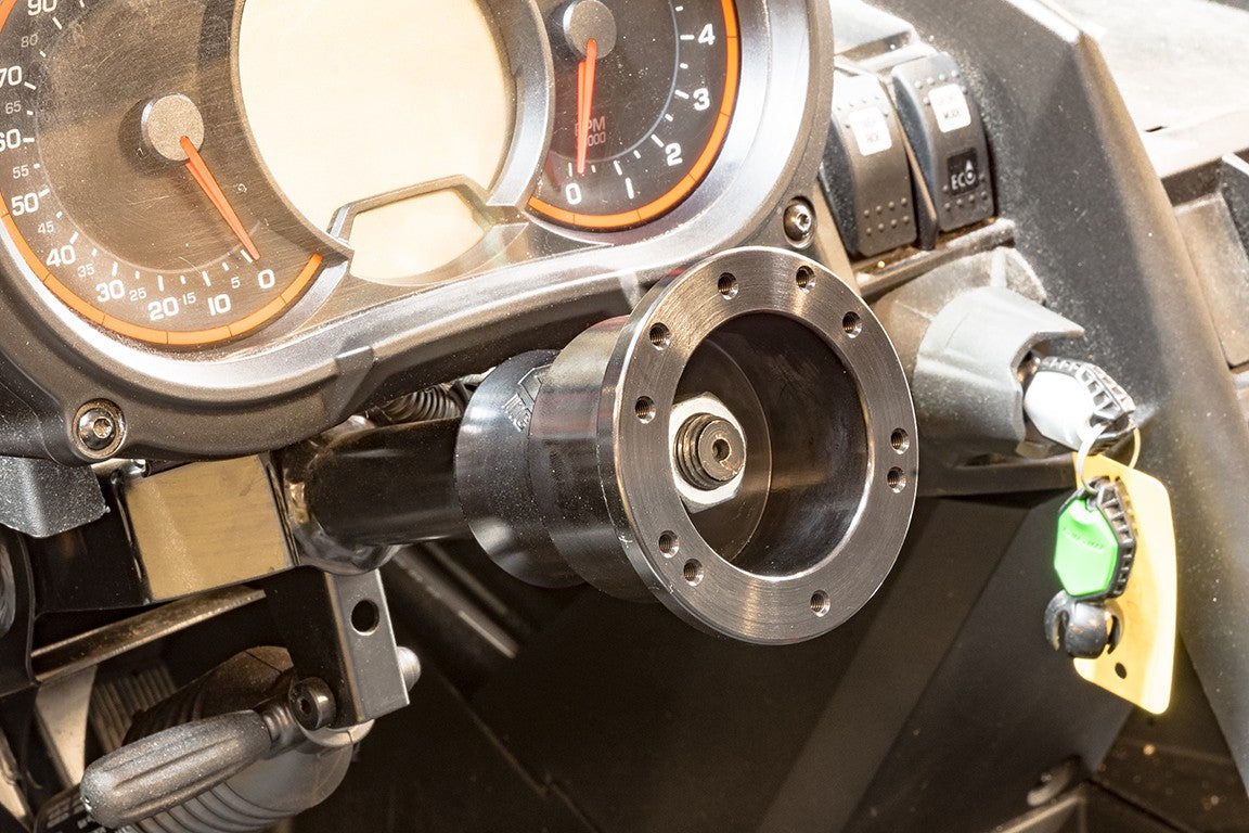 Can Am Maverick X3 Billet Fixed Steering Wheel Hub image 1
