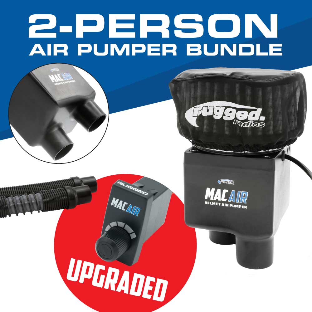 Mac Air 2-Person Helmet Air Pumper (Bundle) image 0