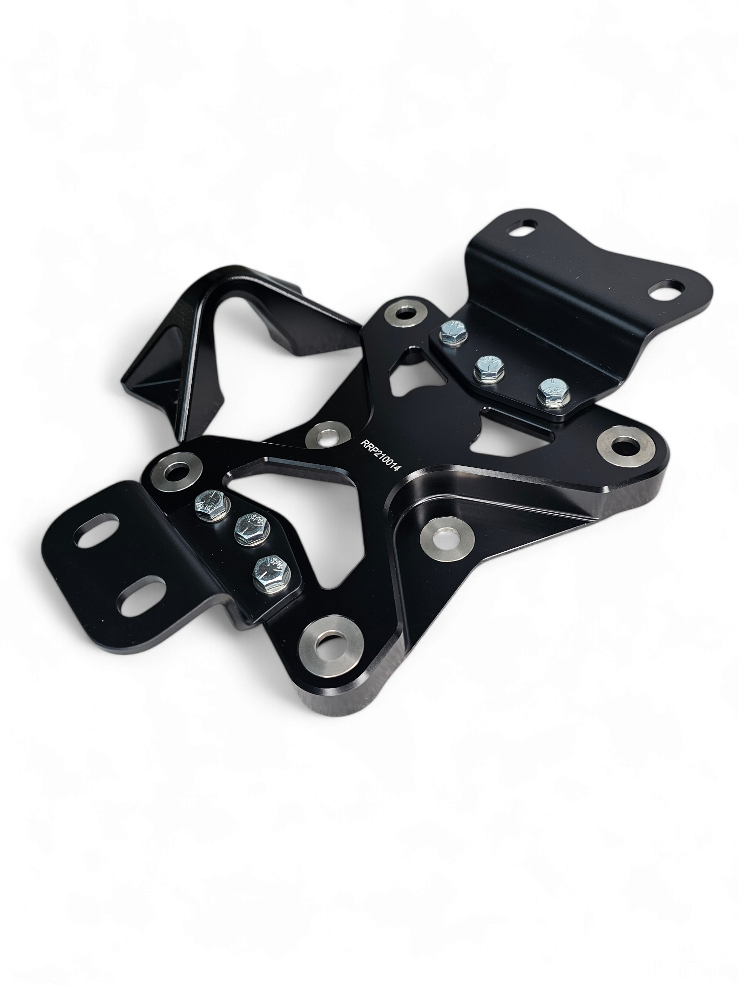 2022 to Current Can Am X3 10 Bolt Radius Rod Plate with Pull Hook (Black) image 6