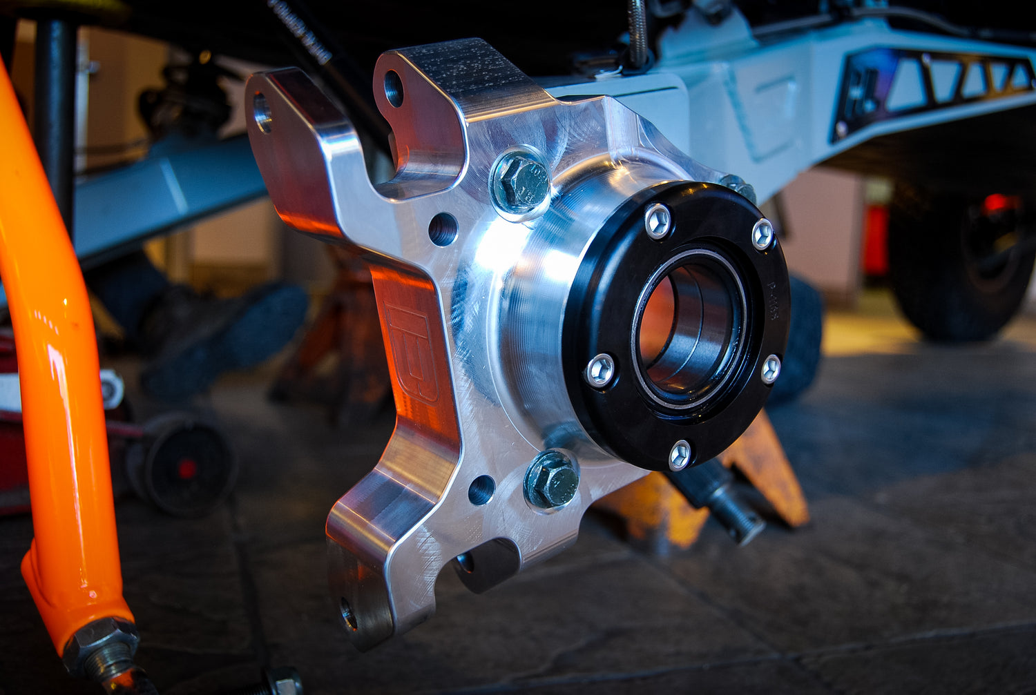 Capped Rzr Pro Xp Billet Rear Bearing Carrier/Spindle - Tatum Utv image 4