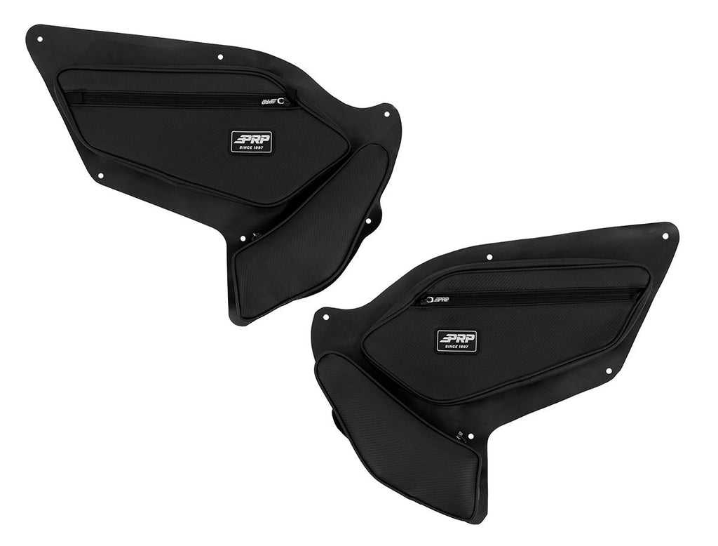 Front Door Bags For 2020 - 2024 with Knee Pad for Polaris RZR PRO XP, PRO R, Turbo R (Pair)