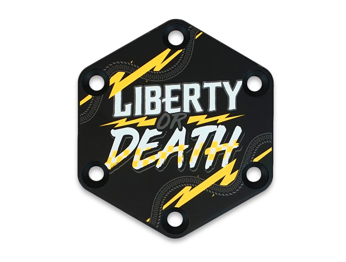 Steering Wheel Center Cap (Liberty or Death)