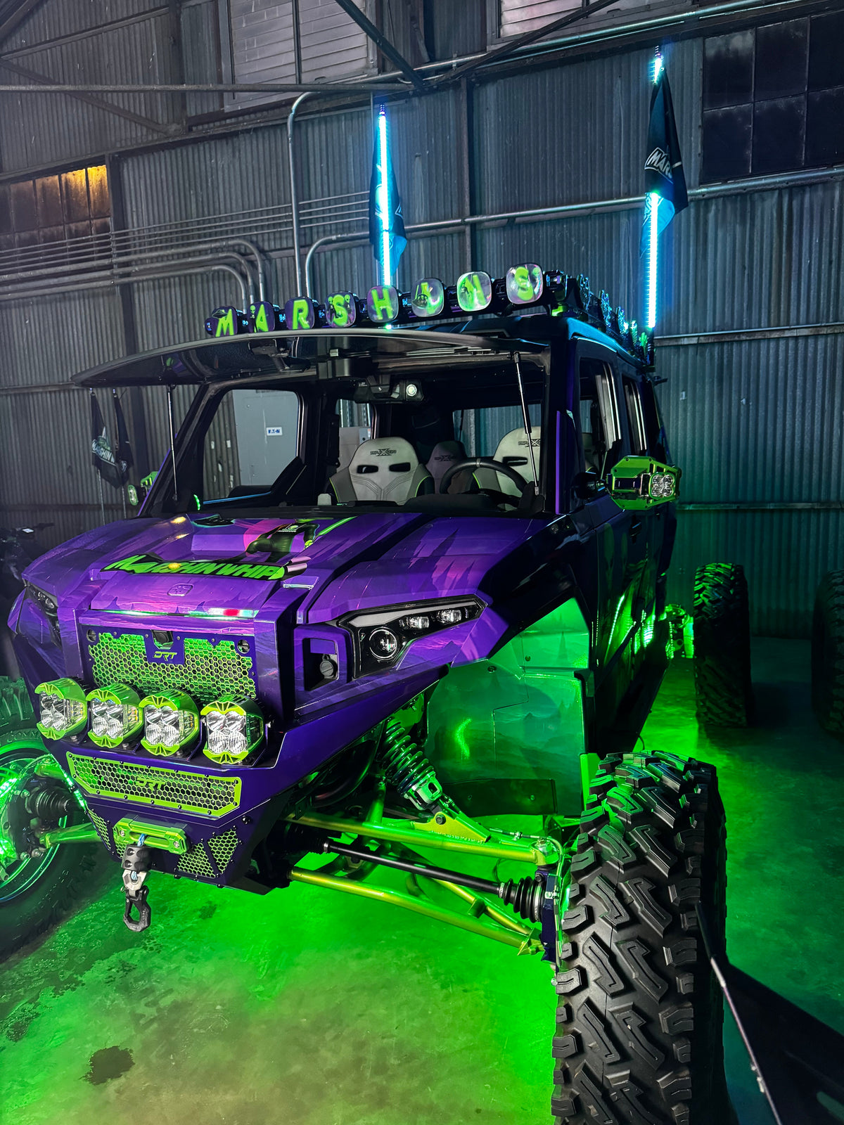 Marshin Whips Rosewell X-2 Billet Rocklights x8 (Kit) - view 4