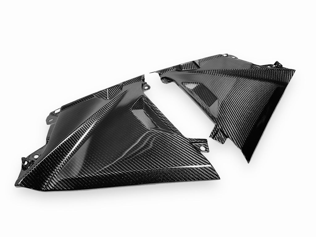 Can-Am Maverick R Carbon Fiber Upper Dash Outer Panels image 1