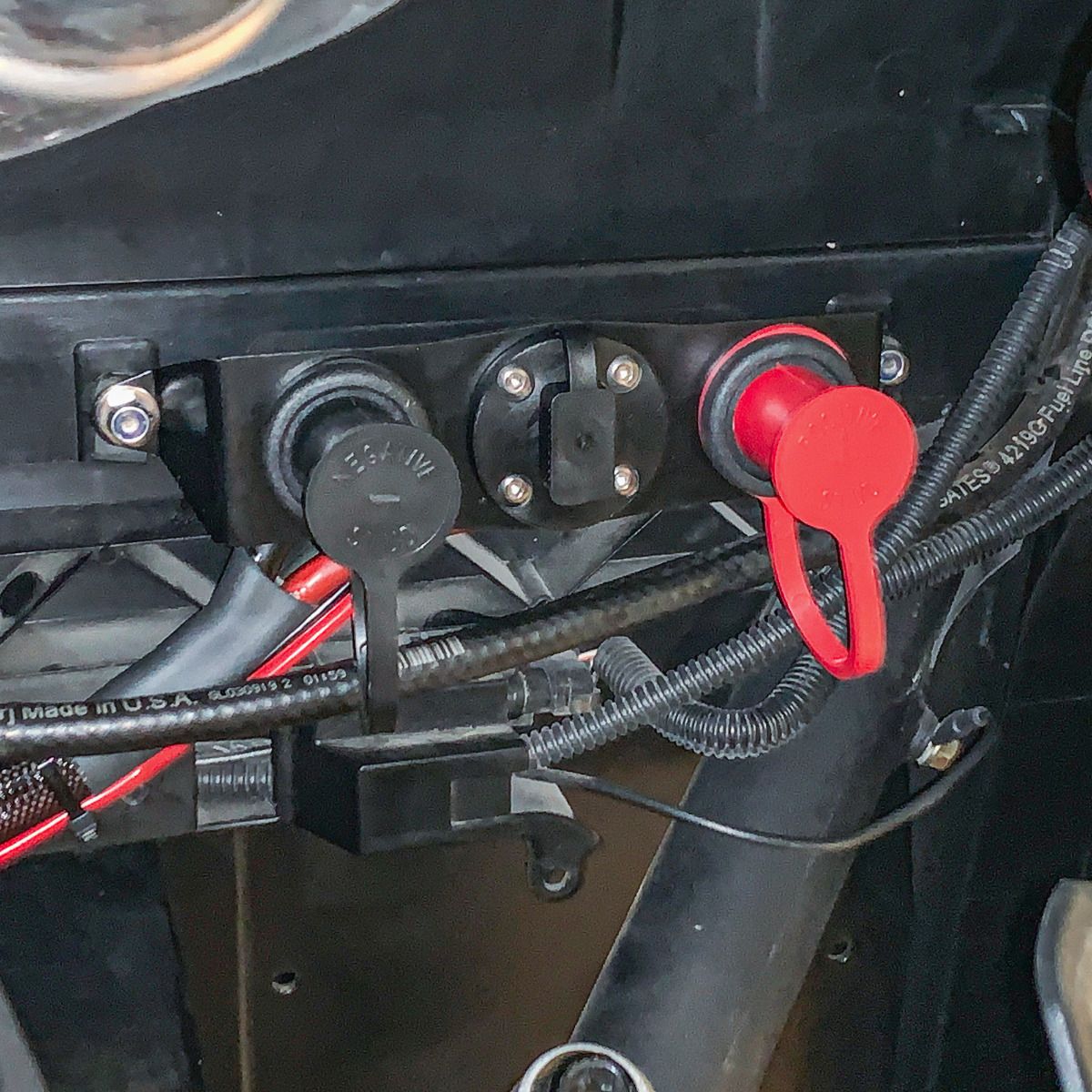 Can Am Maverick X3 Additional Battery Jump Post Terminal & Charger Kit image 2