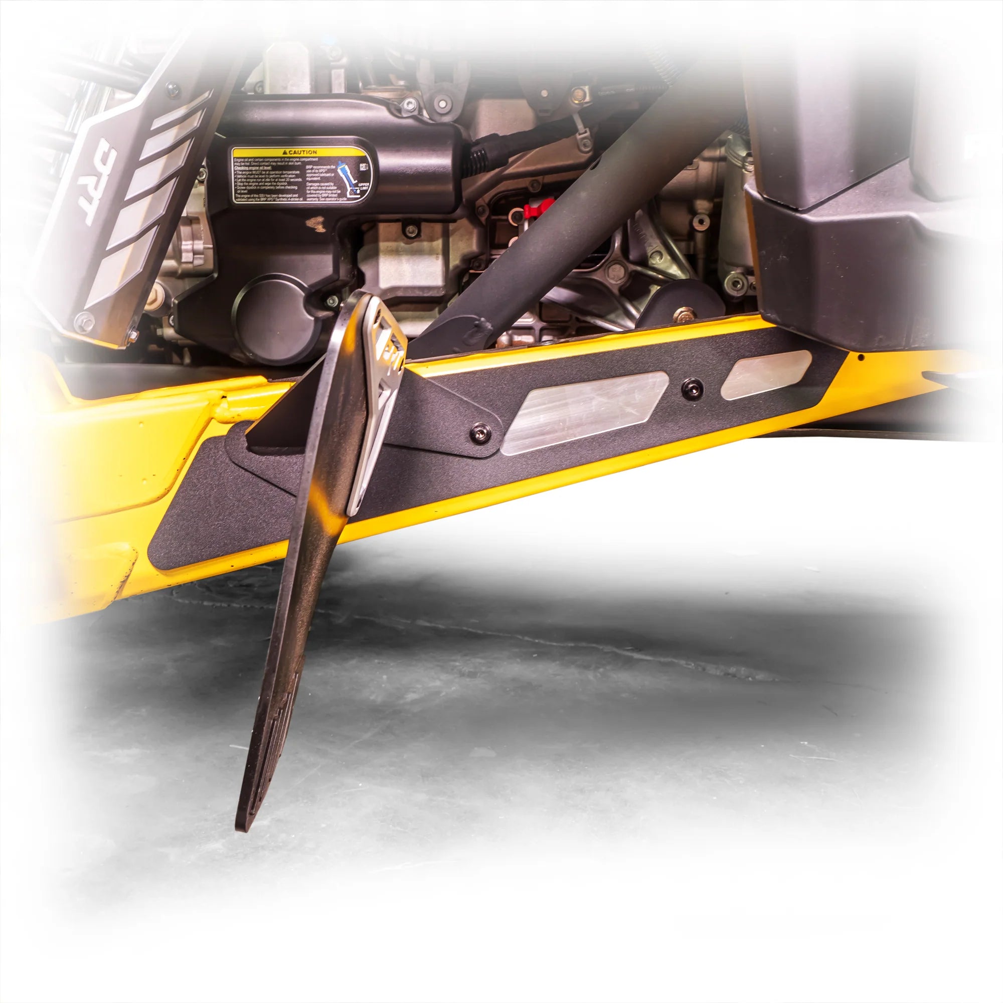 Can-Am 2024+ Maverick R Billet Rear Aluminum Mud/Rock Guard Kit image 4