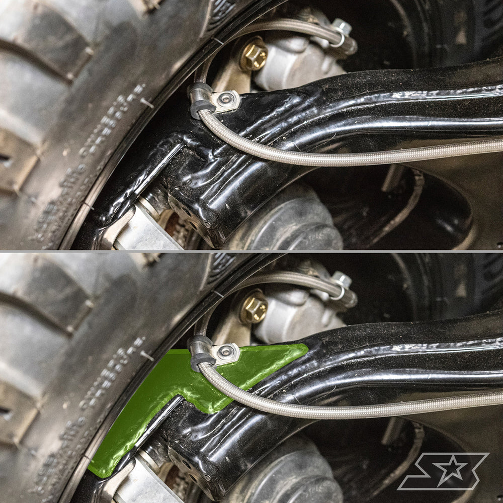 Maverick X3 64" Trailing Arm Weld-In Gusset Kit image 1