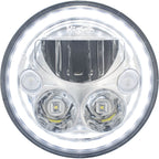 Single 7" Round VX Headlight (with Low-High-Halo)