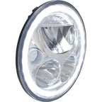 Single 7" Round VX Headlight (with Low-High-Halo)