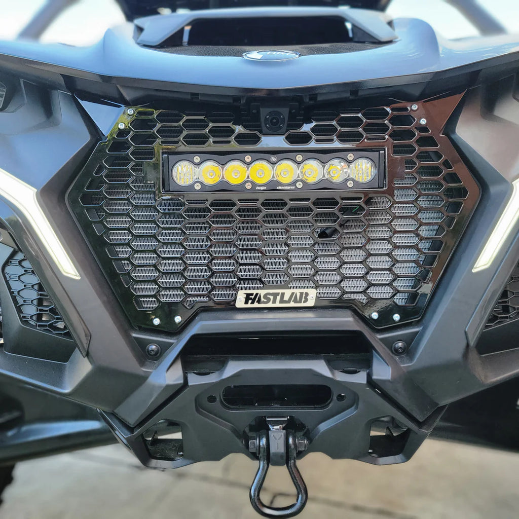 FastLab Can-am Maverick R Grill with S8 Light Bar image 1