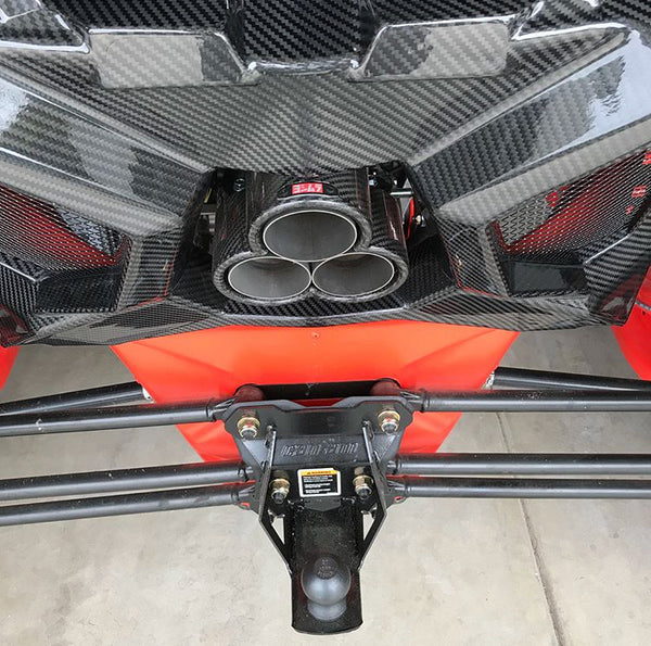 Can-Am Maverick X3 Carbon Fiber Exhaust Shroud image 2