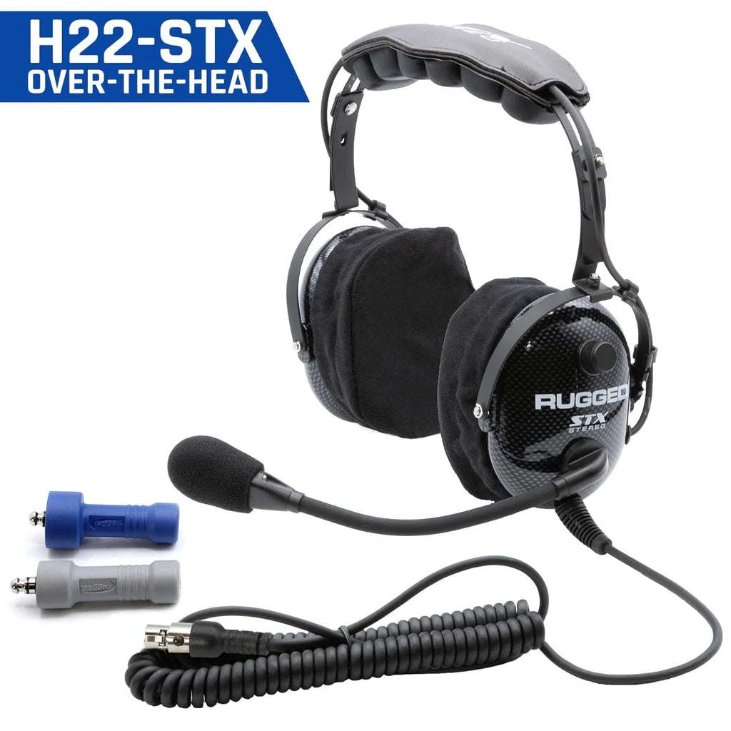 H22 Ultimate Over The Head (Oth) Headset For Intercoms - Carbon Fiber image 0