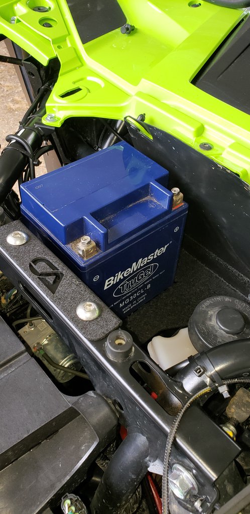Honda Talon Under Hood 2Nd Battery Tray image 2