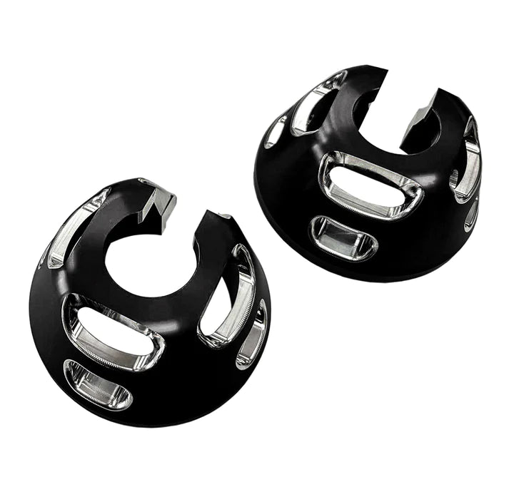 Rzr Pro R & Turbo R Front Lower Shock Spring Retainer Cups image 1
