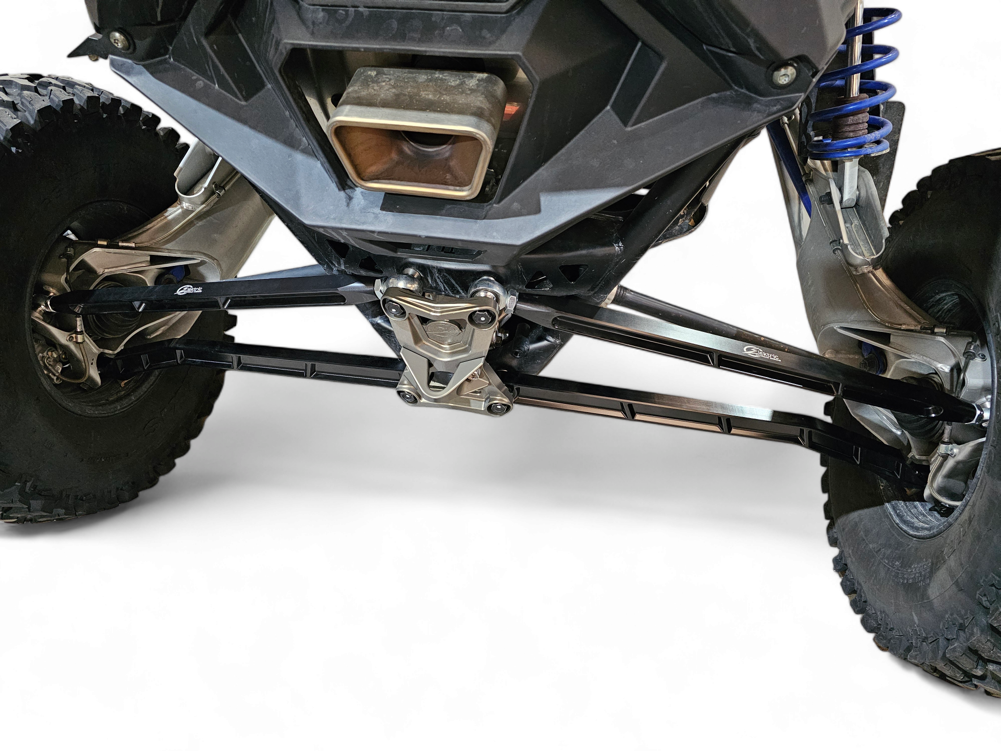 Polaris RZR Pro R, Pro S, Turbo R High Clearance Radius Rods in Black Finish image 14
