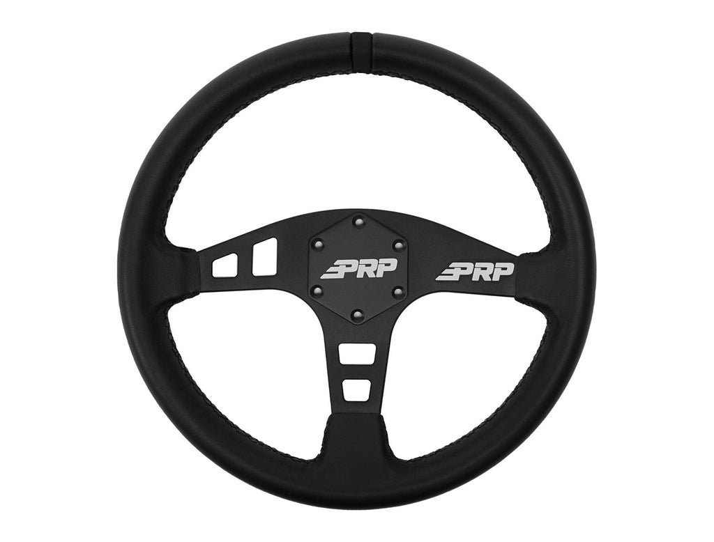 Flat Leather Steering Wheel