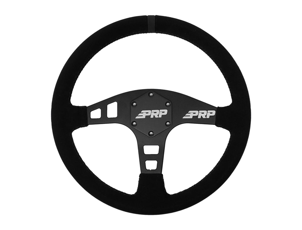 Flat Suede Steering Wheel