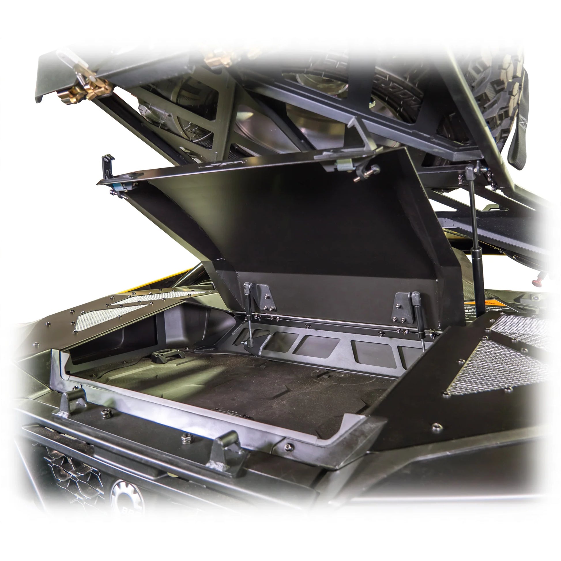 DRT Can-Am 2024+ Maverick R Aluminum Trunk Enclosure image 2