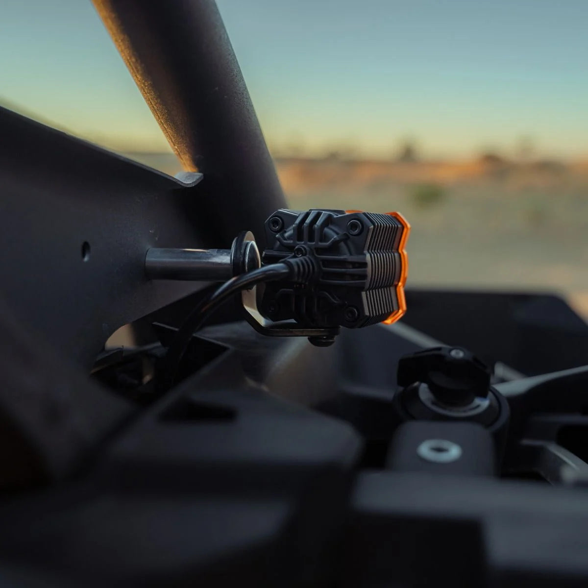 Can-Am Maverick R A-Pillar / Ditch Mount and Lights Bundle image 1