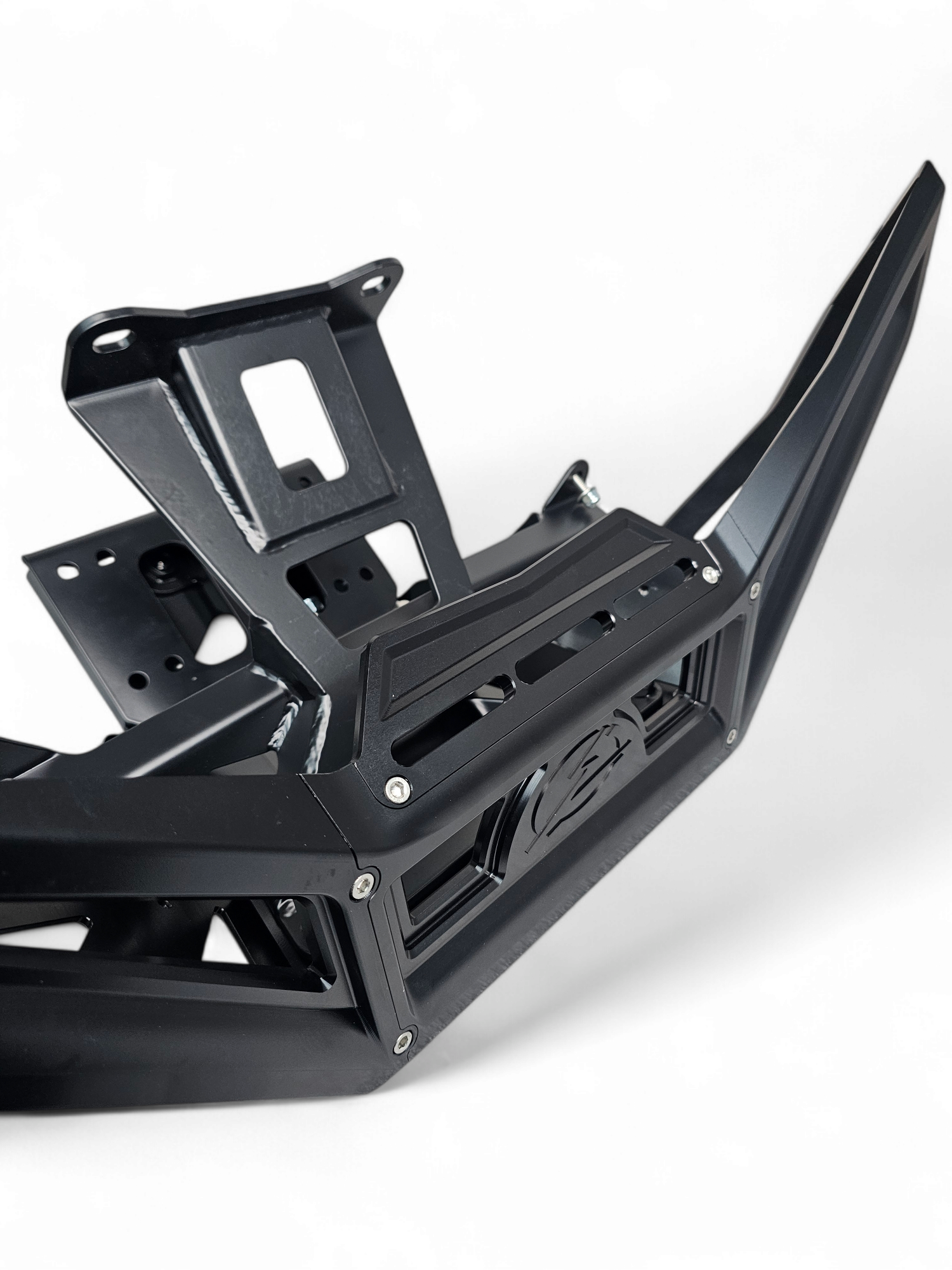 2017+ Can-Am X3 Maverick Machined Billet Front Winch Bumper (Black Anodize) image 2