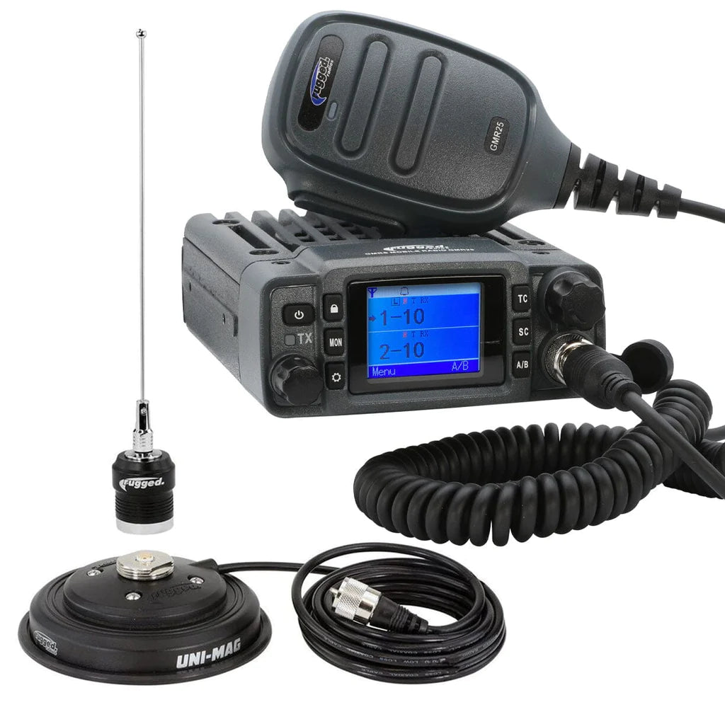 Radio Kit - Gmr-25 Waterproof Gmrs Band Mobile Radio With Antenna image 0