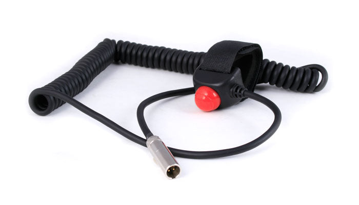 Velcro Mount Steering Wheel Push To Talk (Ptt) With Coil Cord For Car Harnesses image 0