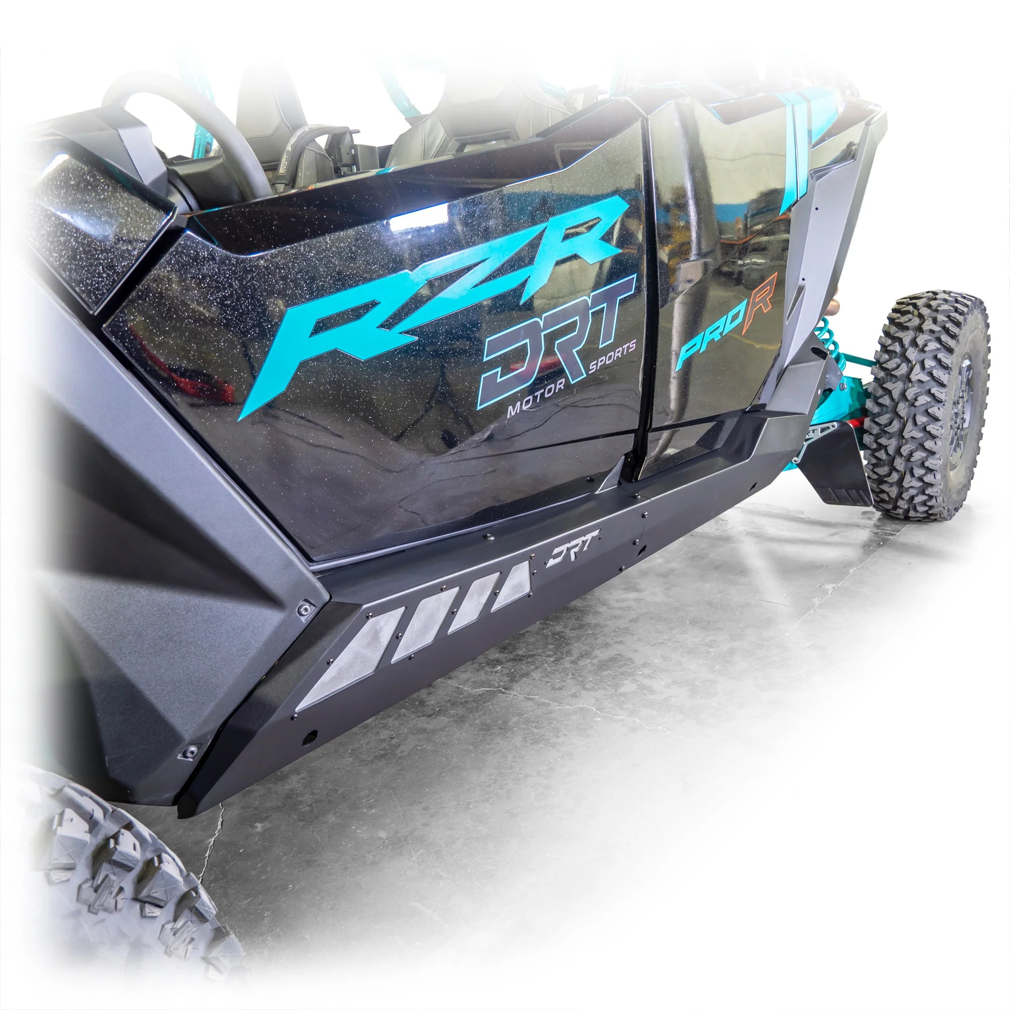 DRT Polaris RZR Pro Series 4-Seat Rock Sliders image 1