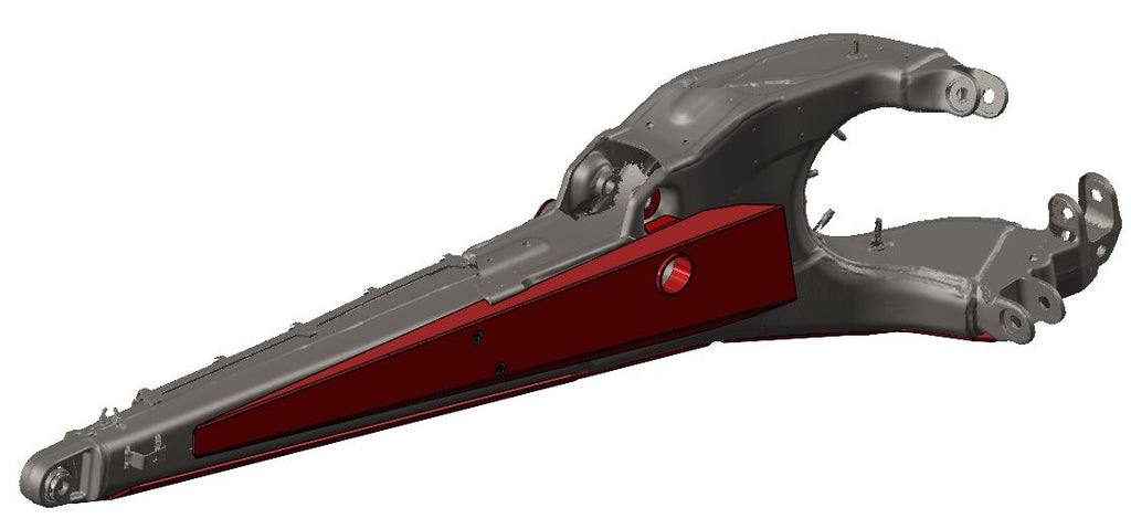 Can-Am Maverick R Trailing Arm Weld-In Gusset Kit image 0