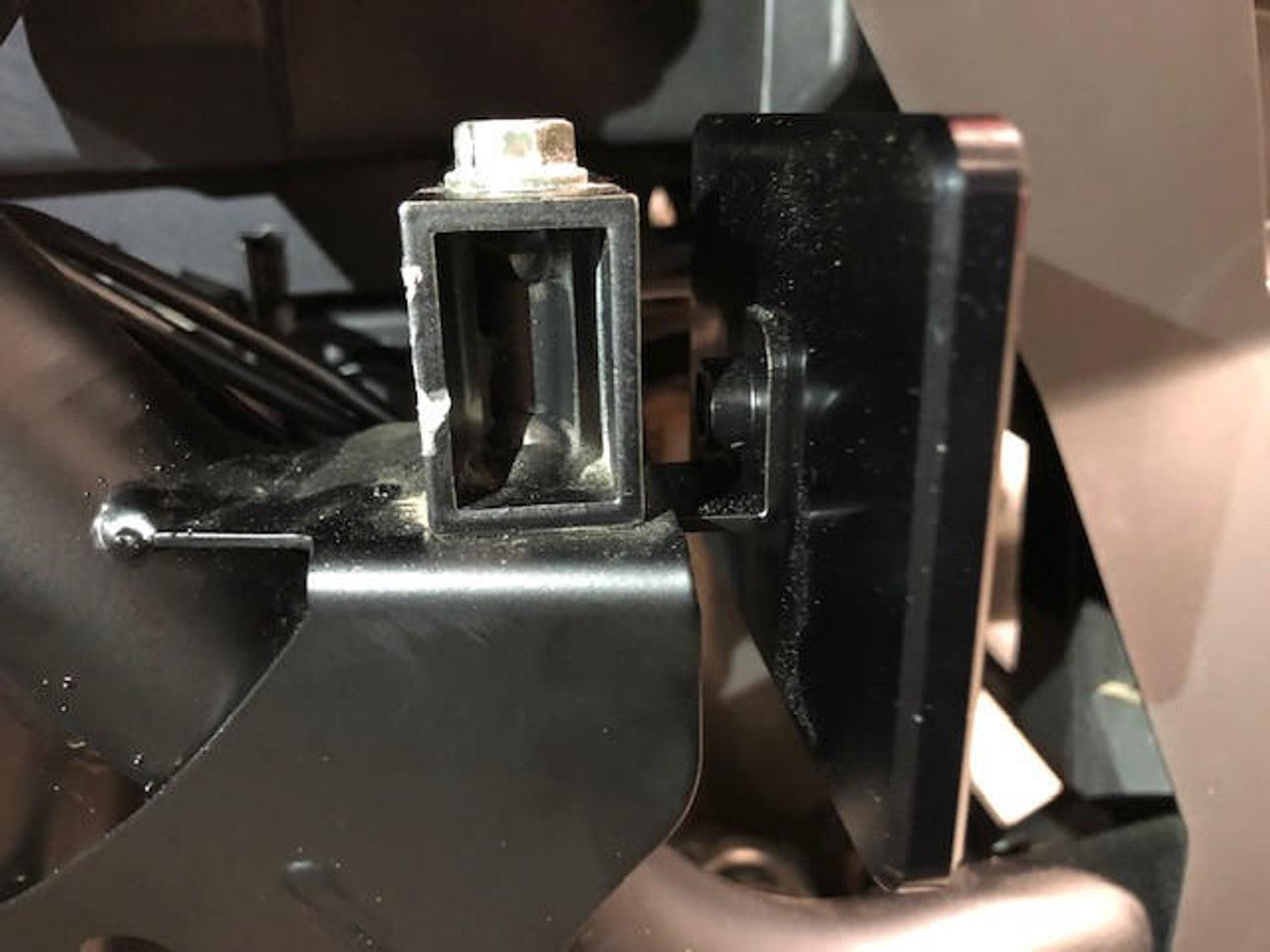 Utv Inc Rzr Pro R Billet Registration Sticker Mount Black image 1