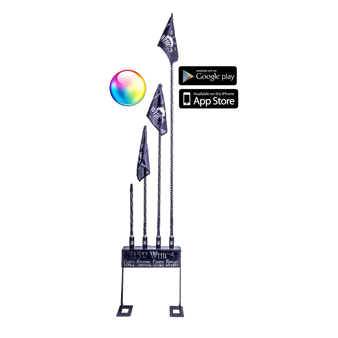 2X 187 Led Whips (1 Pair) - 5150 image 2