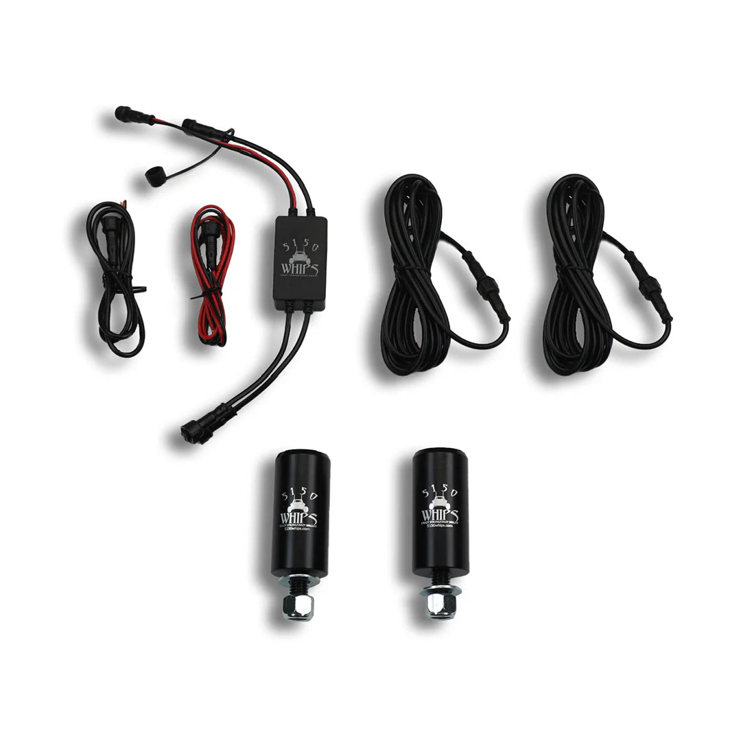 Platinum 2X 187 Led Whips (1 Pair) - 5150 image 1