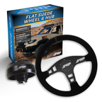 PRP Flat Suede Steering Wheel Kit with Tacoma Hub