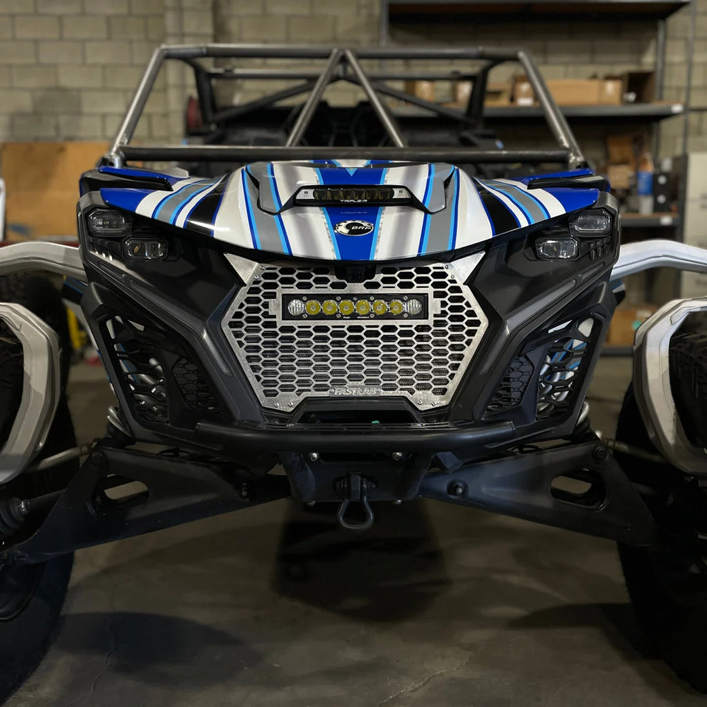 FastLab Can-am Maverick R Grill with S8 Light Bar image 0