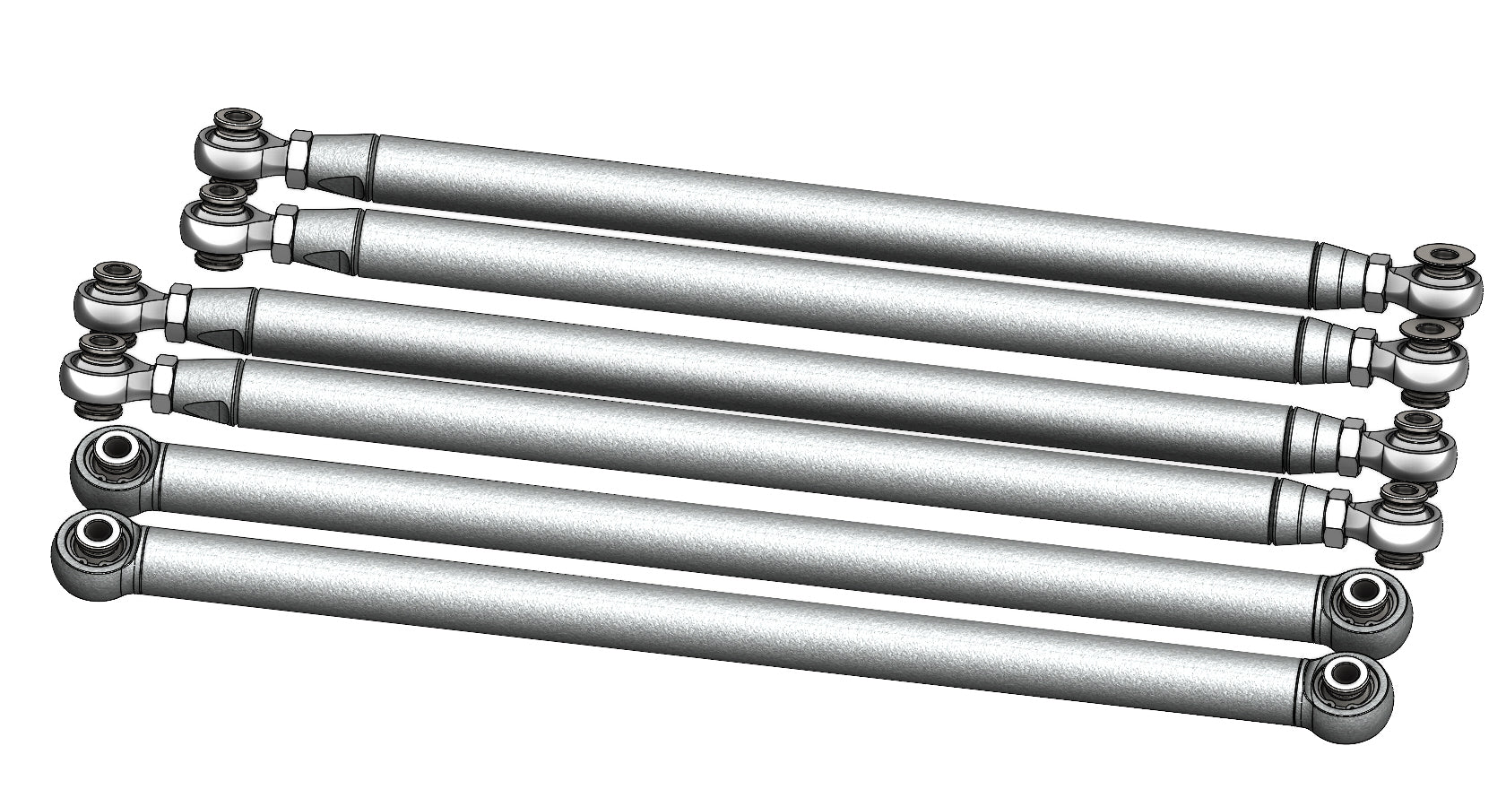 Maverick X3 64" Chromoly Race Series Radius Rod Kit - Ct Race Worx image 0