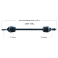 Can-Am Maverick X3 64" Oem Replacement Axle image 0