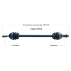 Can-Am Maverick X3 64" Oem Replacement Axle image 0