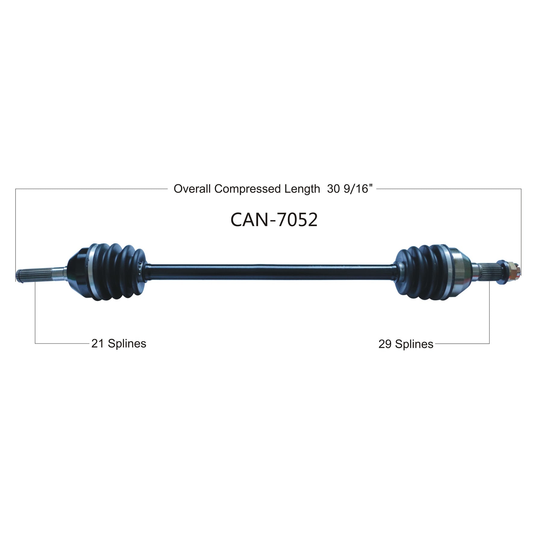 Can-Am Maverick X3 64" Oem Replacement Axle image 0