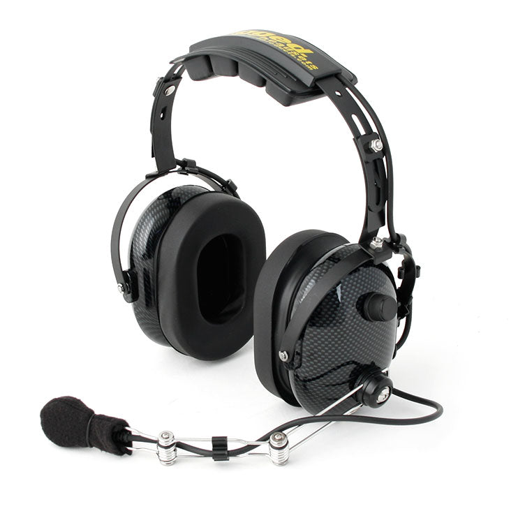 H22 Over The Head (Oth) Headset For 2-Way Radios - Black Carbon Fiber image 0