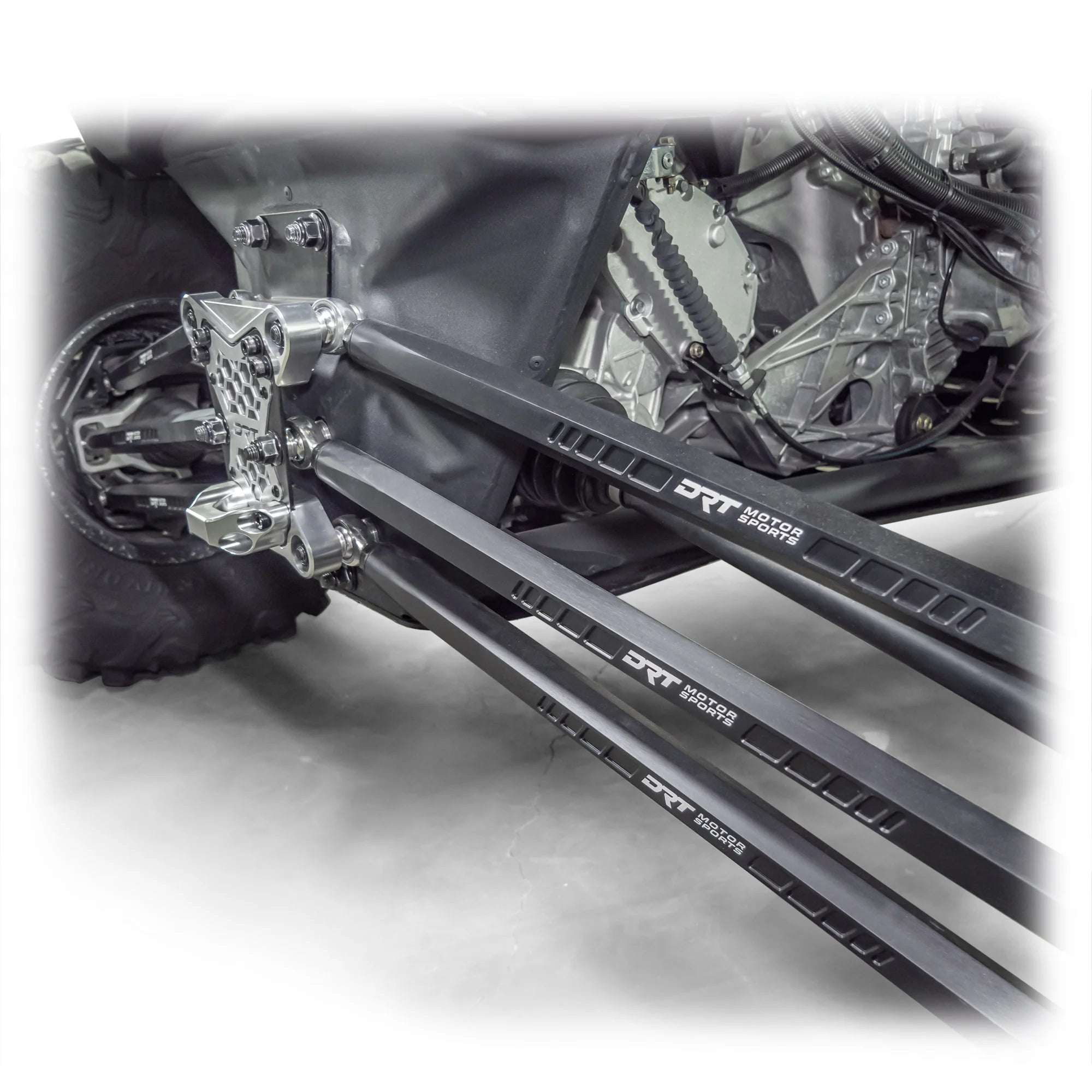 DRT Can-Am Maverick X3 2017+ Billet Aluminum 3-PC Radius Rod Plate Kit image 7