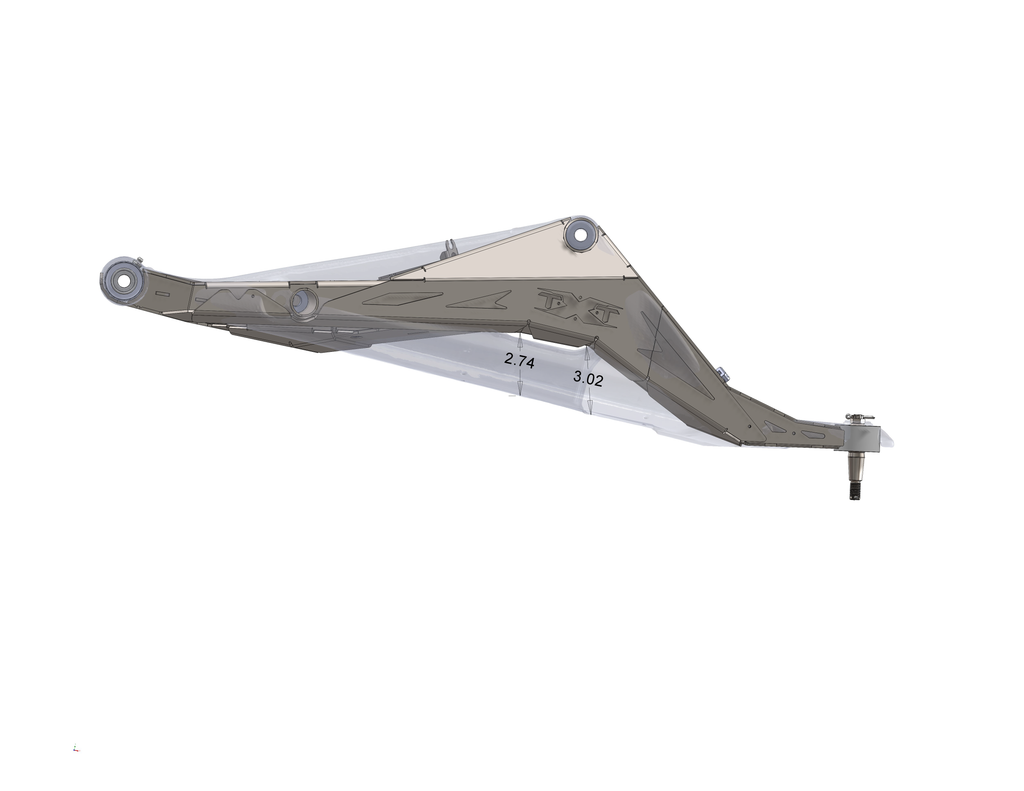 Can-Am Maverick R XGC Lower A-Arms - Teixeira Tech image 4