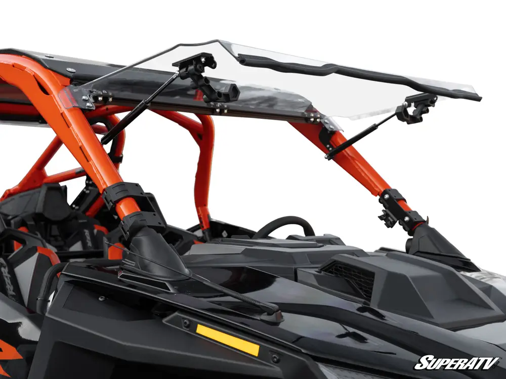 Polaris Rzr Pro R Scratch-Resistant Flip Windshield image 3