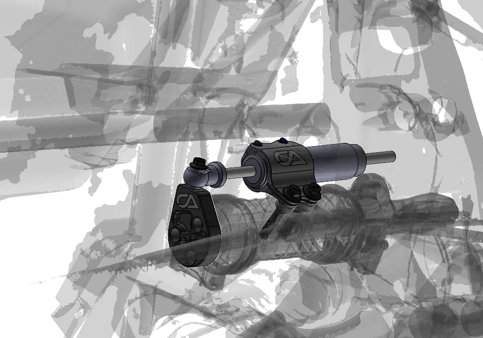 Can-Am Maverick R Steering Stabilizer - CA Tech image 3