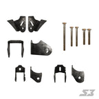 Canam X3 Powertrain / Rear Suspension Mount Weld-In Gusset Kit image 0