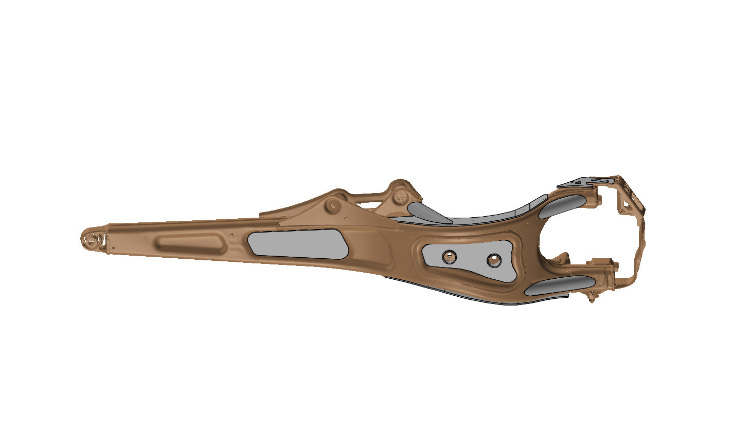 Can-Am X3 - 64" Trailing Arm Weld-In Gusset Kit image 2