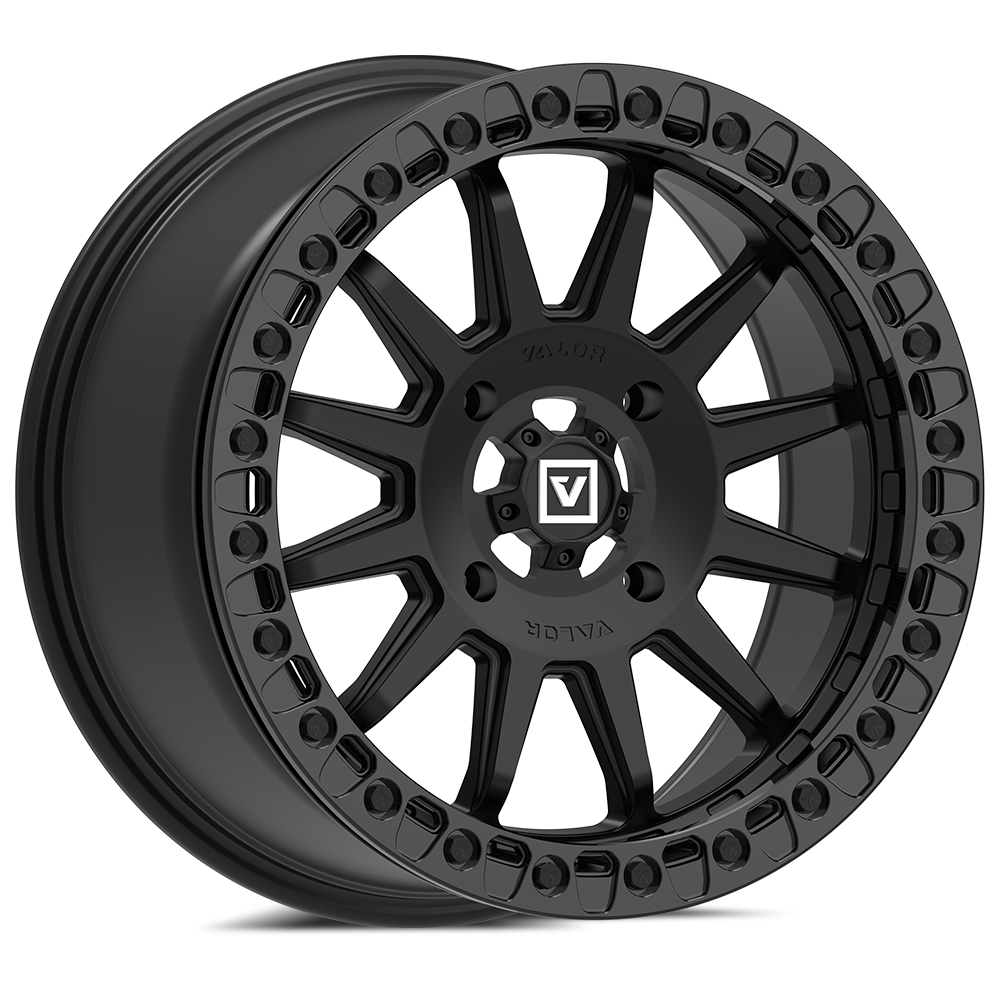 V09 BEADLOCK 17X8 +40 4X156 SATIN BLACK