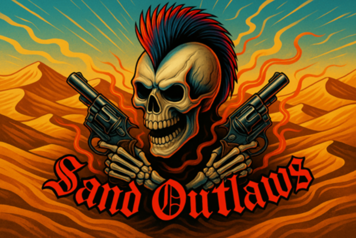 Marshin Whips x Sand Outlaws Official Flags | Limited Edition Dune Banners - view 2
