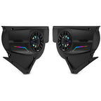 Can-Am Maverick X3 Door Speaker Panels Loaded with NXL-IQ 6.5" 2-Way Coaxial Marine Speakers and Digital LED Badge