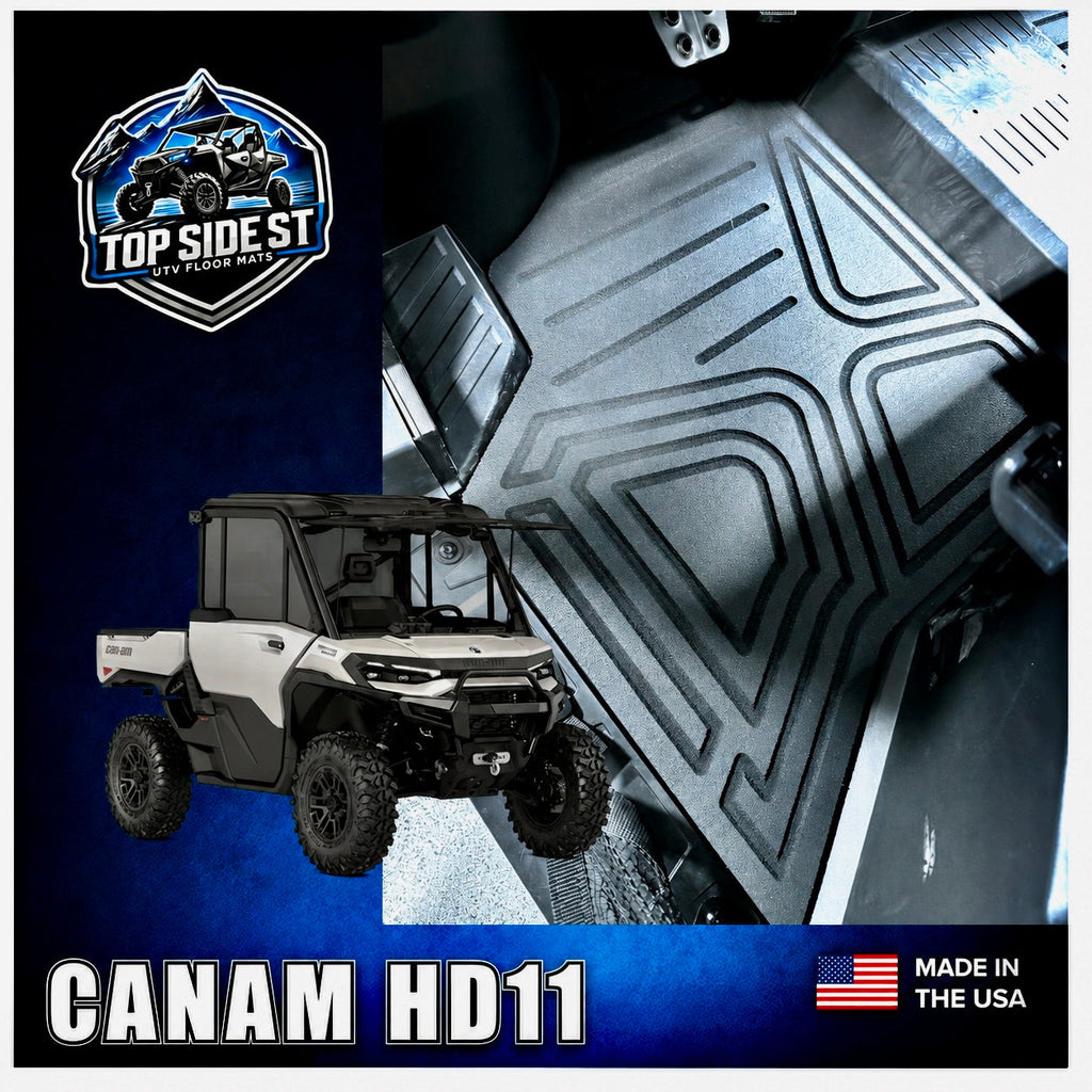 CAN-AM Defender HD11 HD 9mm Rubber Mats (2026 - current) by Top Side Surface Treatments